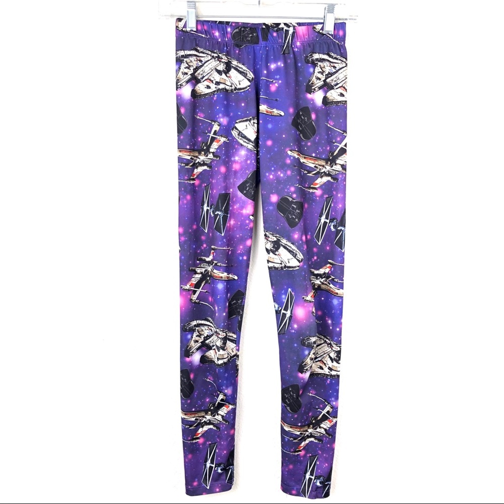 Mighty Fine Purple Star Wars Leggings